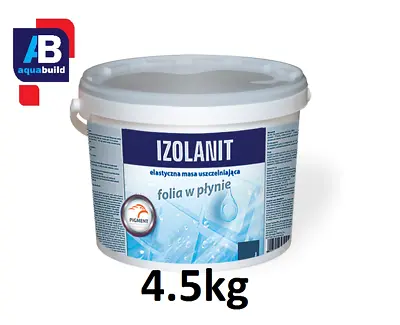 4.5kg IZOLANIT Liquid Foil Waterproof Tanking Membrane Wet Shower Bath Room • £38.99