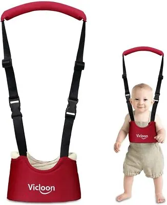 Vicloon Hand-held Baby Walker Toddler Walking Assistant Helper Kid Safe Walking • £12.35