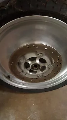$75 • Buy 2002 Harley-Davidson Vrod VRSC Front Wheel With Brake Discs 3.0x19