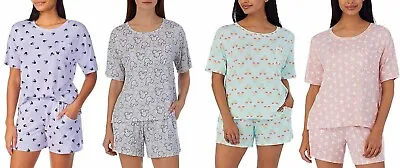 Disney Women's Short Pajama Set With Pockets - Colors - Sizes - 1391885 • $17.99