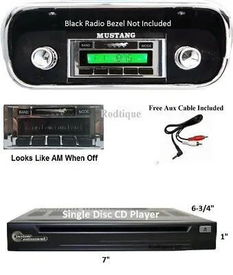 1969-1973 Ford Mustang Radio + CD/MP3 Player + USB Stereo 630  • $474