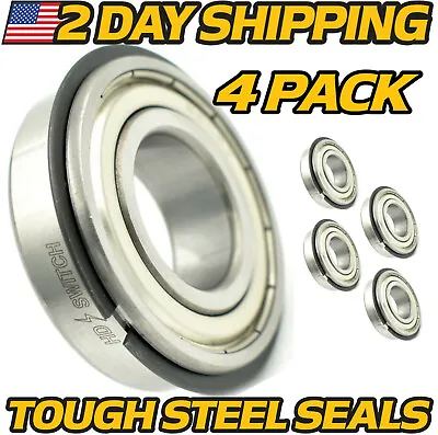 (4 Pack) Wheel Bearings Fits Simplicity 1725722SM Legacy XL Tractor + Grease • $58.99