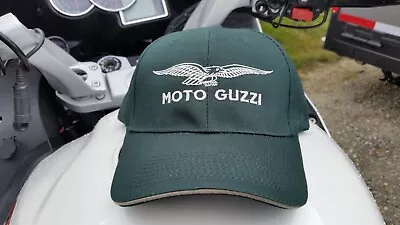 Moto Guzzi Eagle Cap/Hat...Sandwich Bill HUNTER GREEN  CP85 • $18.99