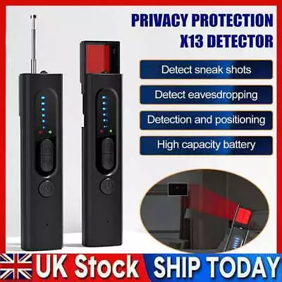 £18.95 • Buy Hidden Camera Detector Anti Spy Bug GPS Tracker Finder Scanner Device Hotel Car
