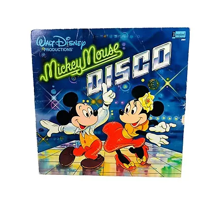 Walt Disney Mickey Mouse Disco Vinyl LP 12  Record 2504 Vintage 1979 • $9.71