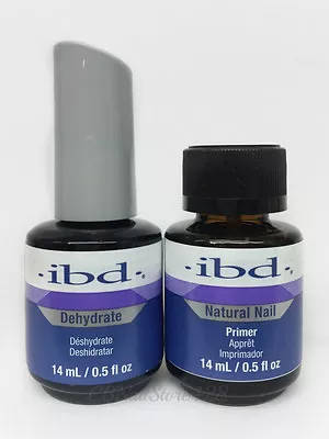 IBD Duo - Natural Nail PRIMER + DEHYDRATE Nail Dehydrator  .5oz • $13.99