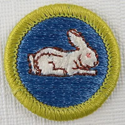 Rabbit Raising Merit Badge 1972-1993 Type H [MB-709] • $4.95