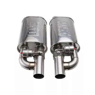 Pair 3  In/out Adjust Sound Value Muffler Exhaust W/ Exhaust Valve 8.5'' * 6 '' • $474.71