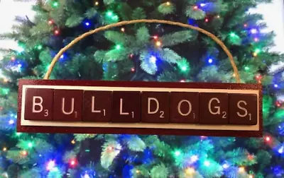 Mississippi State Bulldogs Christmas Ornament Scrabble Tiles • $10.99