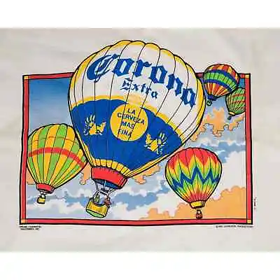 Vintage 80s Corona Extra Beer Hot Air Balloons T-shirt Size Large NOS Unworn USA • $49.95