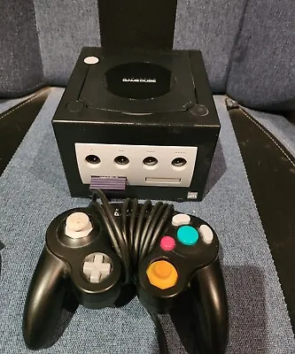 Nintendo GameCube Console  Edition - Black With HDMI Convertor & Games • £79