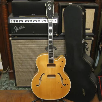 Vintage 1986 Guild X-500 Stuart Flame Maple Blond Guitar Body Neck W/ Case • $2199