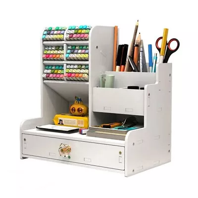 Desk Cabinet Artist Cartoonist Drawing Drawer Box Storage Organiser Makeup Rack • $45.95