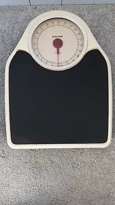 Vintage Salter Doctors Style Bathroom Scales Max Weight 23 Stones Non Slip Mat • £17.50