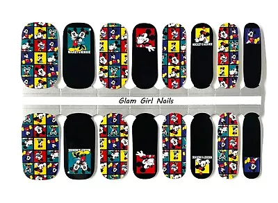 Mickey And Minnie Mouse Disney Comic Nail Polish Strips / Nail Polish Wraps • $4.99