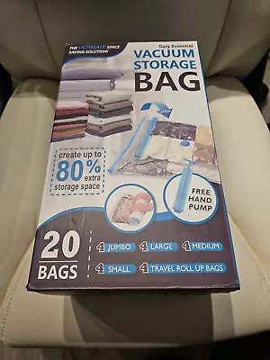 Cozy Essential Vacuum Storage Bag (4Jumbo4Lrg4Med4small4Travel Roll Up Bag • $15