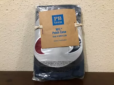 Pottery Barn PB Teen NFL Texans Patch Standard Pillow Sham 26 X 20 Navy NIP • $34.99