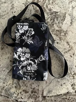 Vera Bradley Cell Phone/Wallet Crossbody Purse Blue/black . Free Shipping • $15.99