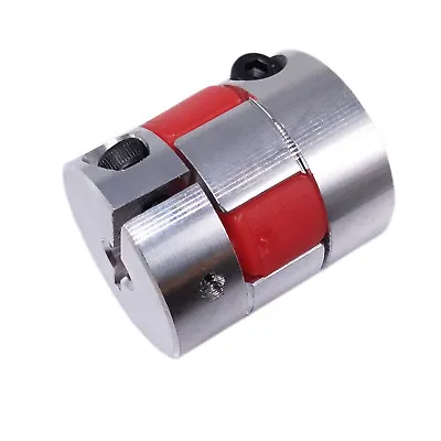 US Stock 6.35 1/4 X6mm CNC Flexible Plum Coupling Shaft Coupler Connect D25 L30 • $14.71