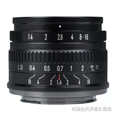 7artisans 35mm F1.4 Manual Focus Lens F/ Nikon Z Sony E Canon M Fujifilm X M4/3 • $66.98