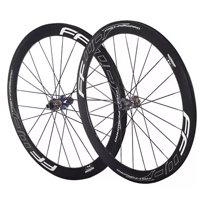 700C Road Bike Wheelset V/C Disc Brake Thru Axle Quick Release Bicycle Wheels • $359.98