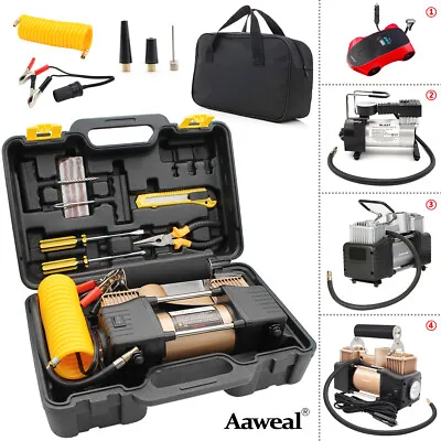 12V Portable Air Pump Compressor 100/150PSI Car Tyre Auto Electric Tire Inflator • $38.94