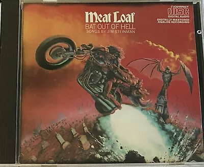 MEAT LOAF : Bat Out Of Hell ; Made In Canada EK  34974 LN CD Free Shipping • $9.90