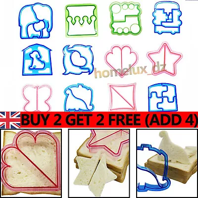 £1.79 • Buy Kids Lunch Sandwich Toast Mould Cookies Mold Cake Bread Food Cutter DIY Tool NEW