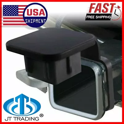 Trailer Hitch Cover Size 2 Inches Black Receiver Tube Trailer Hitch Plug Rubber • $7.75