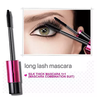 4D Silk Fiber Eyelash Mascara Extension Makeup Black Waterproof Eye Lash • $7.29