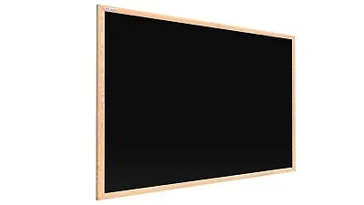Magnetic Chalkboard With Wooden Frame 80x50cm Magnetic Chalkboard Chalk • £29.89