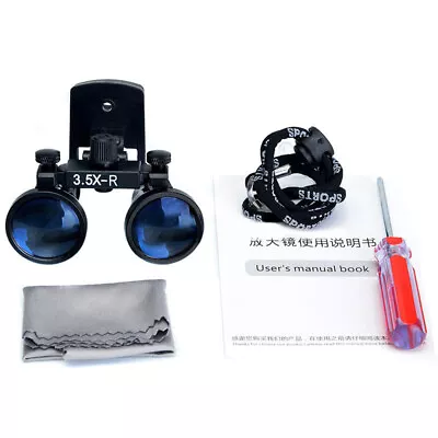 3.5X Dental Binocular Loupes Clip-on Type Medical Surgical Magnifier DY-110 • $29.44