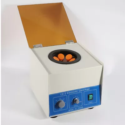 6*50ml LD-3 Electric Benchtop Centrifuge Lab Medical Practice Machine 4000rpm US • $157.92