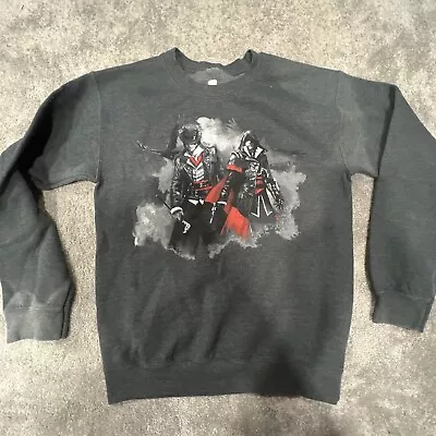 $11.04 • Buy Assassins Creed Syndicate Lvl Up Mens Small Pullover Sweater *Stain See Pics*