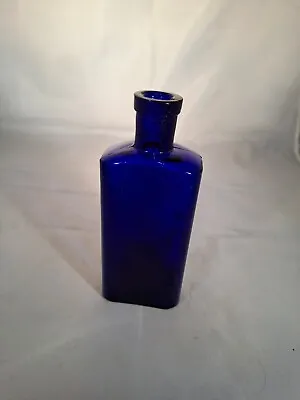 £6.95 • Buy Cobalt Blue Victorian Medicine Bottle C1890's 