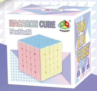 Super Smooth Fast Macaron Magic Cube Puzzle Educational Toy 5x5x5 • $10.95