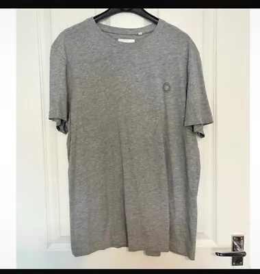 Mens Farah Grey Logo T Shirt Size Large • £5