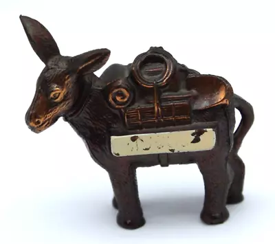 Vintage Small Copper Mule Figurine Miner's Pack Donkey Souvenir Made In Japan • $8.99