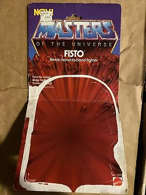 MOTO Fisto 1983 Card Back (only) Mattel He-Man Masters • $15