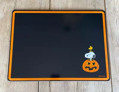 Williams Sonoma Peanuts Snoopy Halloween Fall Hardmat Placemats Set Of 2 NEW • $34.99