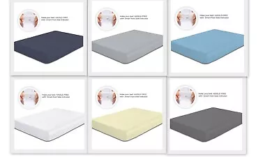 1 PC Fitted Sheet Extra Deep Pocket 100% Egyptian Cotton Solid 800 Thread Count • $59.99