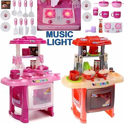 £18.99 • Buy Portable Kitchen Cooking Toy Children Kids Pretend Cooker Play Set For Girl Gift