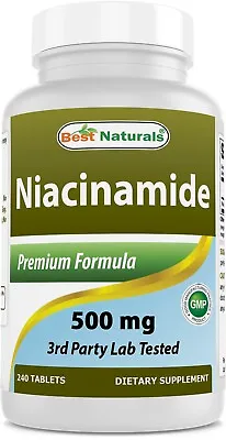 Best Naturals Niacinamide 500mg 240 Tablets • $13.99