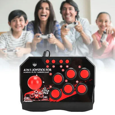 USB Game Controller For Switch/PC/PS3 Arcade Fighting Joystick Stick Gaming BEA • $33.92