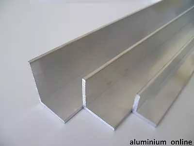 £8.15 • Buy ALUMINIUM UNEQUAL METRIC ANGLE 15mm 20mm 30mm 40mm