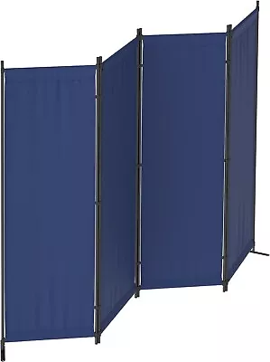 4 Panel Room Divider Folding Privacy Partition Screens Separation Home（BLUE） • $19.99