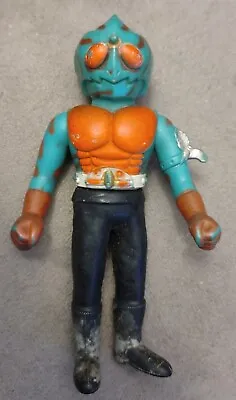 Vintage 1970's Kamen Rider Amazon Vinyl Figure Hawaiian ? 5 Inches Tall  • $25.34