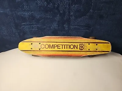 Vintage 1977  Sport Fun Inc. Competition 68 Centimeters Fiberglass Skateboard • $40