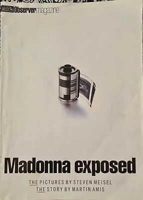 The Observer Magazine  - 11th October 1992 - Madonna Exposed By Martin Amis • £10