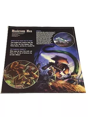 Mushroom Men Spore Wars Rise Of The Fungi Wii Promo 2007 Vintage Print Ad Art • $18.01